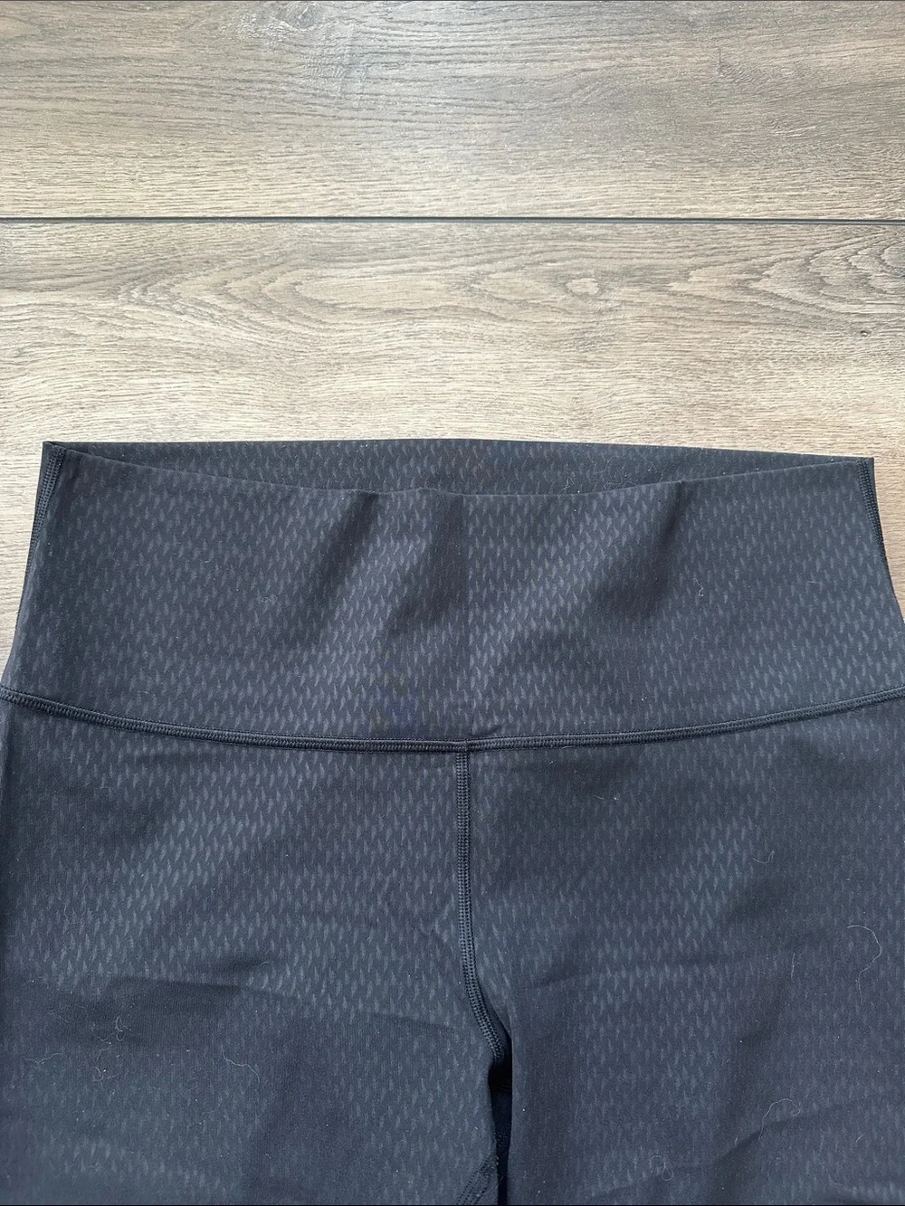 lululemon athletica Black Textured High-Waist Leggings